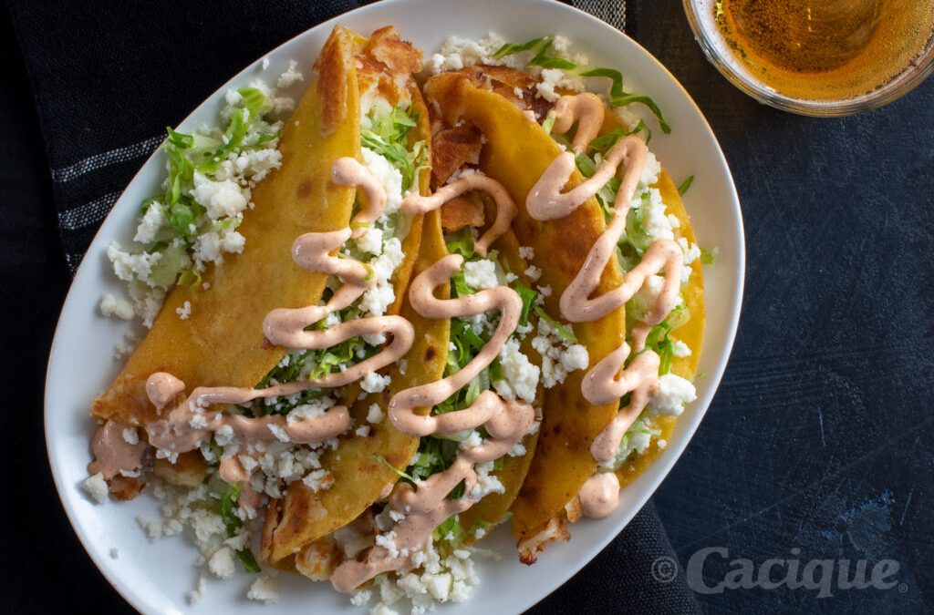 Chorizo & Queso Fresco Tacos Dorados