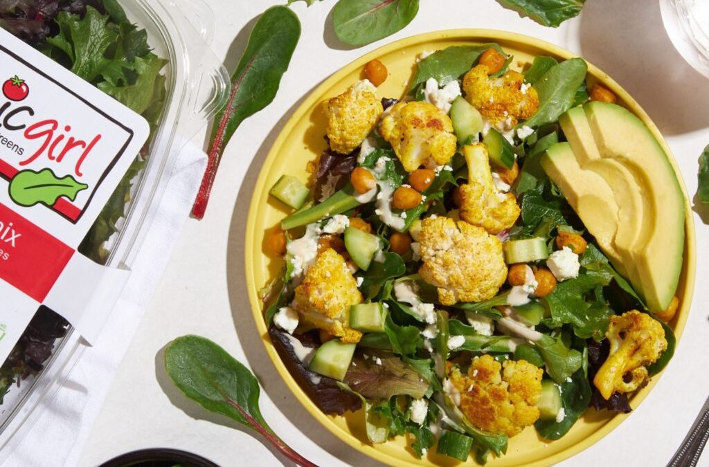 Roasted Turmeric Cauliflower & Chickpea Salad