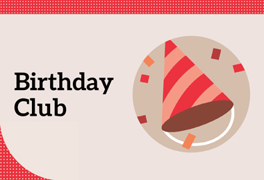 Kids Birthday Club from Bashas'. Kids Birthday Club page