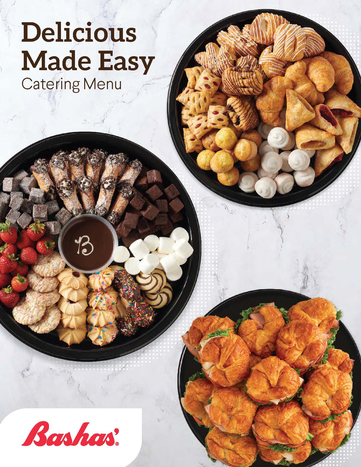 Bashas' Party Trays starting at $13.99. Made fresh in our bakery and deli. Custom orders available. Please call ahead or visit our bakery or deli to place your order. 