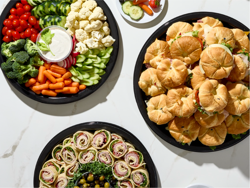 Bashas' Party Trays starting at $13.99. Made fresh in our bakery and deli. Custom orders available. Please call ahead or visit our bakery or deli to place your order. 